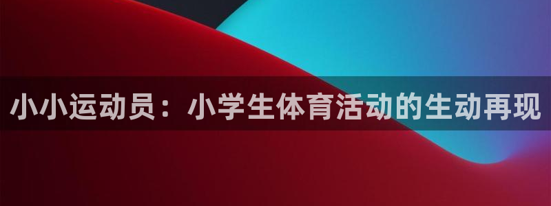 bbin视讯下：小小运动员：小学生体育活动的生动再现