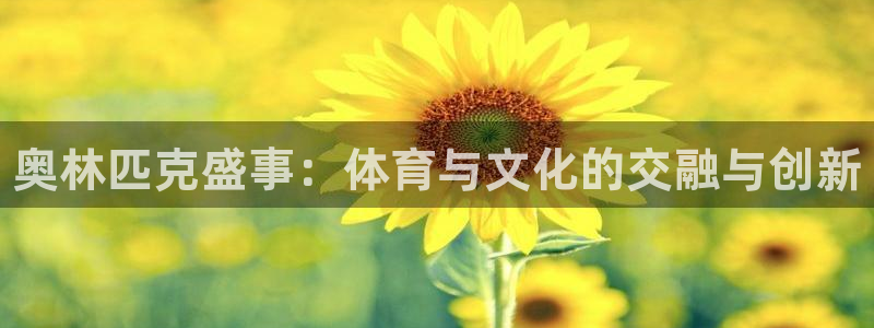 bbin视讯游戏官网：奥林匹克盛事：体育与文化的交融与创新